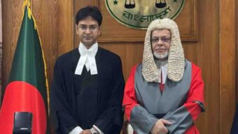 হাইকোর্টের বিচারপতি হিসেবে দেবাশীষ রায় চৌধুরীর শপথ