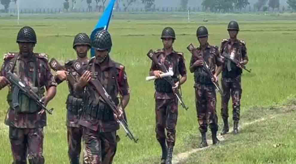 জৈন্তাপুরে কঠোর বিজিবি, বুঙ্গার দৌ রা ত্ম্য রুখতে জিরো টলারেন্স
