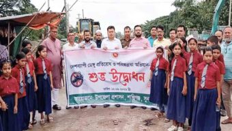 শান্তিগঞ্জে ডেঙ্গু প্রতিরোধ ও পরিচ্ছন্নতা অভিযান শুরু