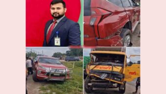 অল্পের জন্য রক্ষা পেলেন মাধবপুরের ইউএনও