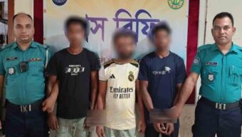 সিলেটে ৩ যুবকের কাছে যা পেল পুলিশ
