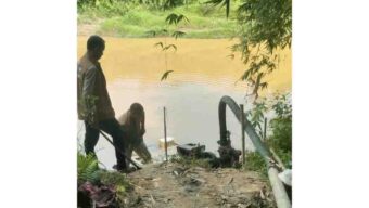 মাধবপুরে দিনব্যাপি অভিযান, ড্রেজার-বেকো-পাইপ ধ্বং*স