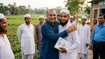 সিলেট বিভাগের যে এলাকায় মুসলিম যুবককে জমি দান করলেন হিন্দু প্রতিবেশী