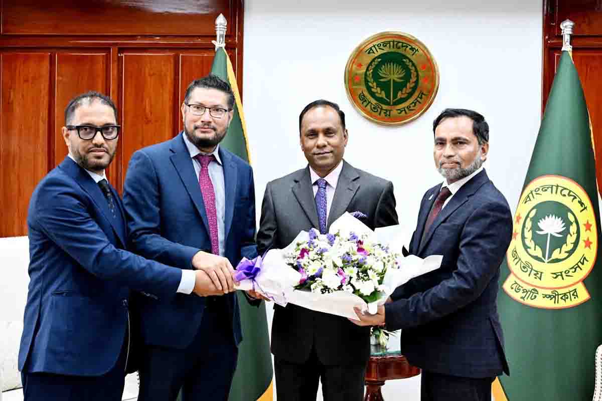 ডেপুটি স্পিকারের সঙ্গে টাওয়ার হ্যামলেটসের স্পিকার মোস্তাকের সাক্ষাৎ