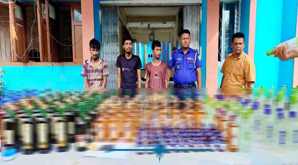 সিলেটে কলাপাতার নিচে মিলল মা দ ক, আ ট ক ৩