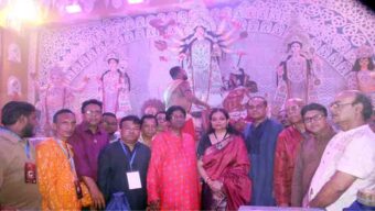 চৈতালী সংঘের পূজামণ্ডপ পরিদর্শনে সিলেটে নিযুক্ত ভারতীয় সহকারী হাইকমিশনার অনিরুদ্ধ দাস