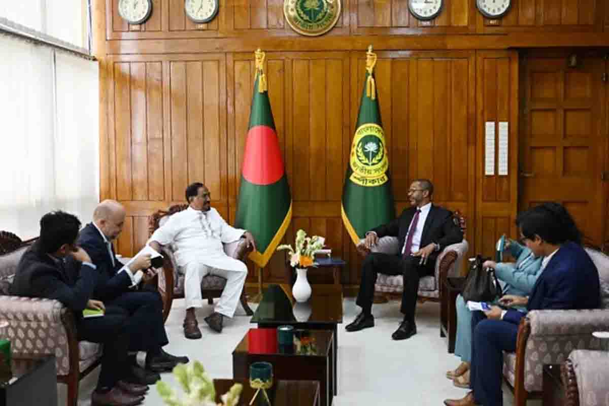 স্পিকারের সঙ্গে ইউএনডিপি’র আবাসিক প্রতিনিধির সাক্ষাৎ
