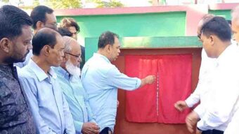 শান্তিগঞ্জে ৩১৭ পরিবারের জন্য নিরাপদ পানি সরবরাহ প্রকল্পের উদ্বোধন