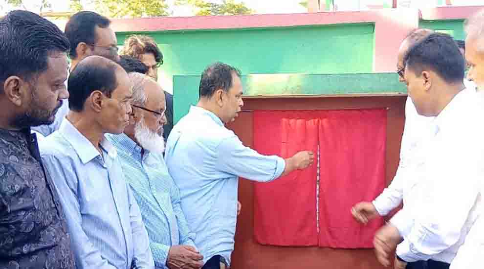 শান্তিগঞ্জে ৩১৭ পরিবারের জন্য নিরাপদ পানি সরবরাহ প্রকল্পের উদ্বোধন