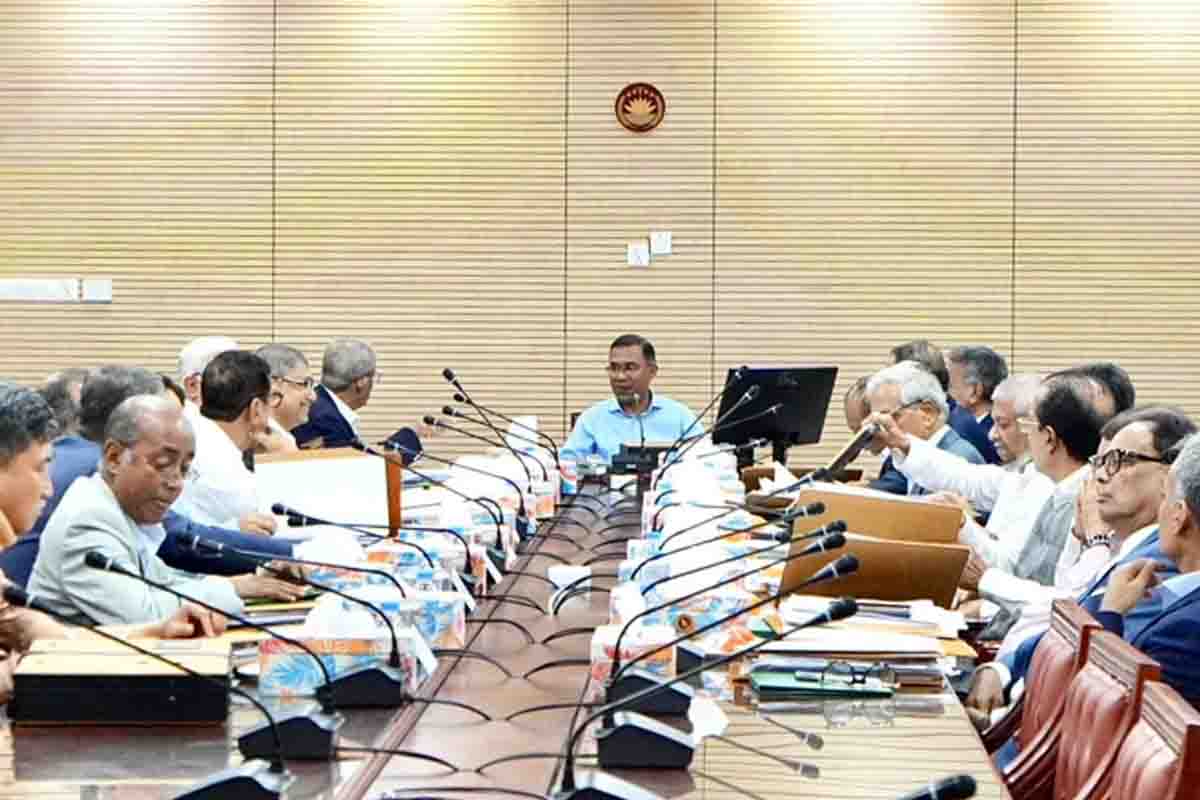 প্রধানমন্ত্রীর সভাপতিত্বে মন্ত্রিপরিষদ বৈঠক