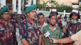 মৌলভীবাজারে মোতায়েন১২ প্লাটুন বিজিবি