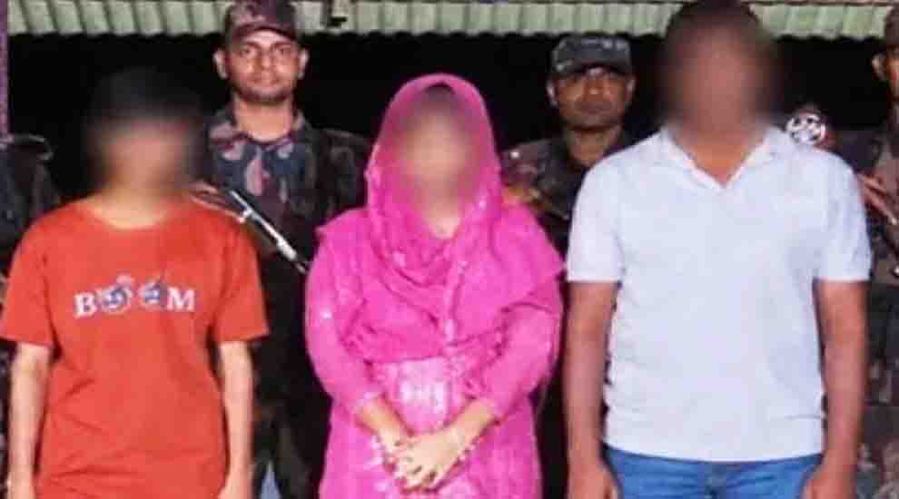 সুনামগঞ্জে সীমান্ত দিয়ে মানব পা চা র, ফাতেমাসহ আ ট ক ৩