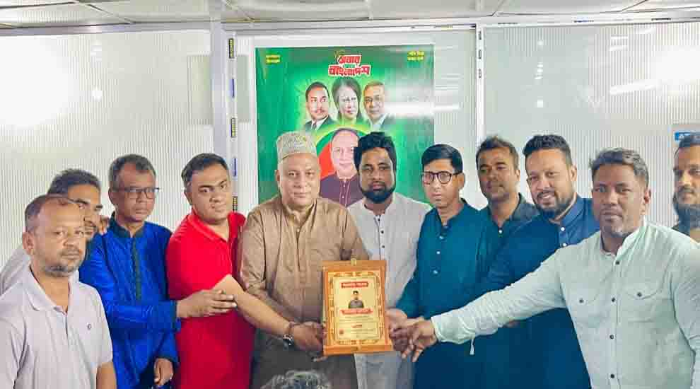 যুবনেতা মাসরুর রাসেল সংবর্ধিত