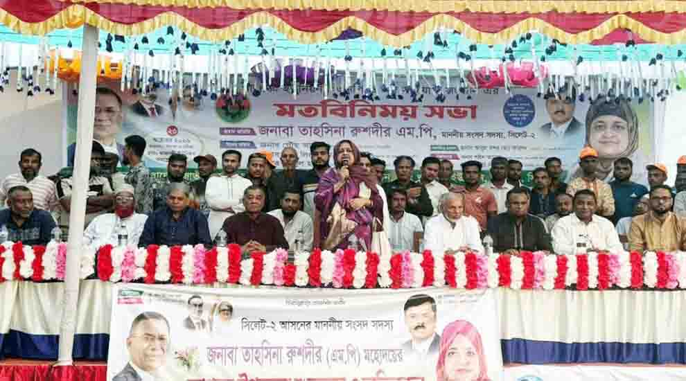 এম. ইলিয়াস আলীর উন্নয়নের ধারাবাহিকতা বজায় থাকবে: এমপি লুনা