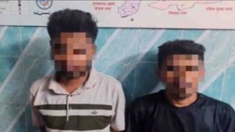 সিলেটে অ/স্ত্রসহ আ ট ক দুই যুবক