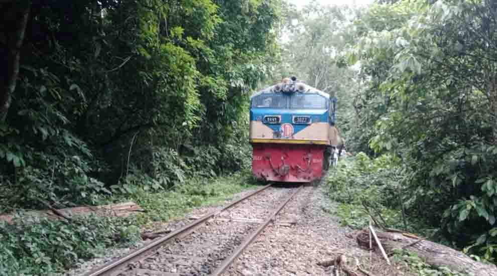 বগির হুক ছিঁড়ে লাউয়াছড়ায় ট্রেন আটকা, ৪ ঘন্টা পর সিলেটের রেল যোগাযোগ স্বাভাবিক